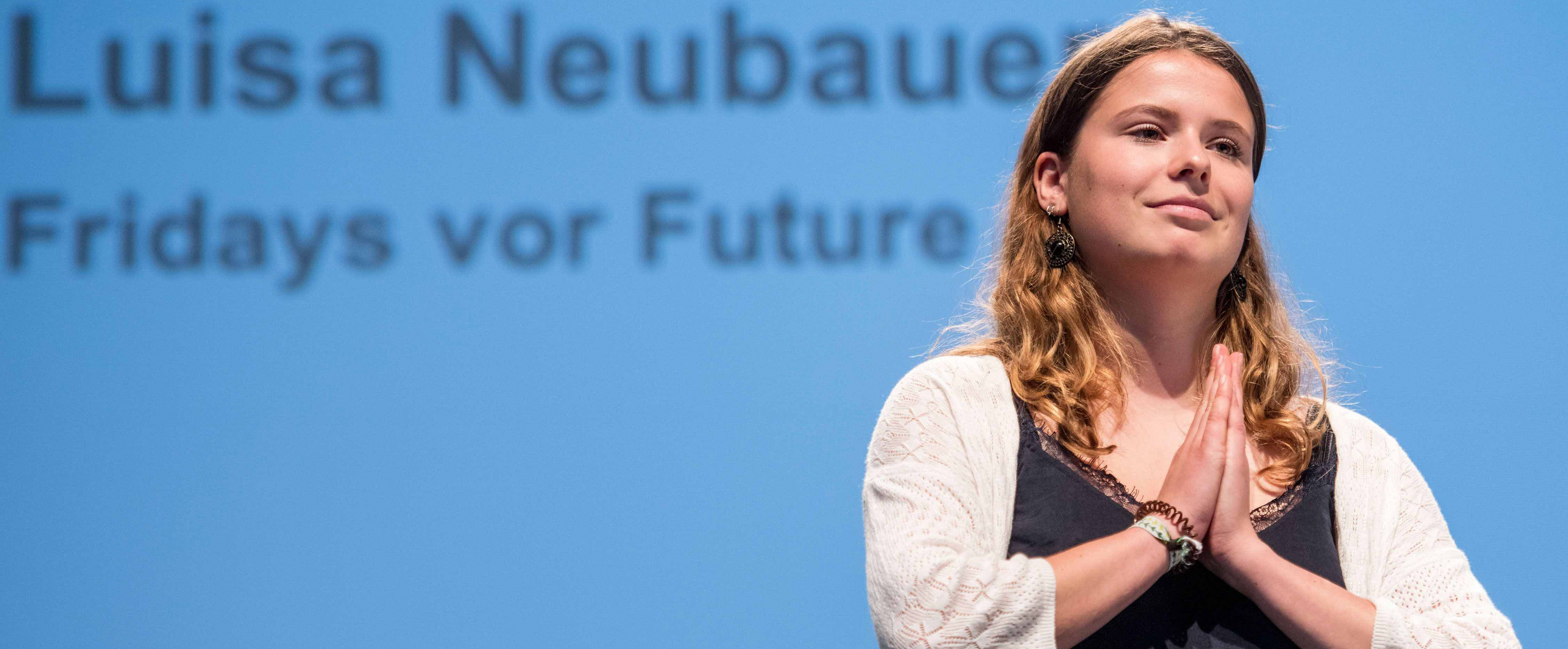 Klimaaktivistin Luisa Neubauer