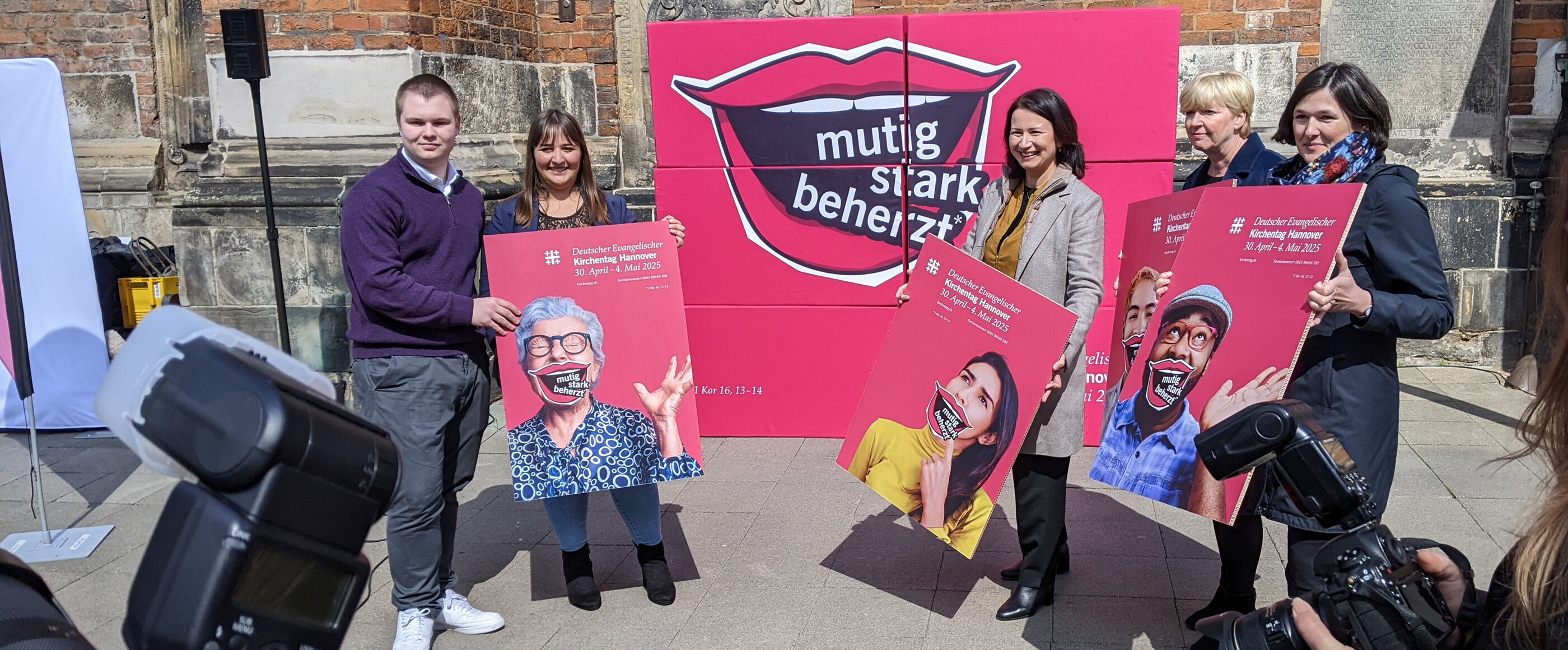 Kampagnenmotiv zum Kirchentag 2025 in Hannover präsentiert