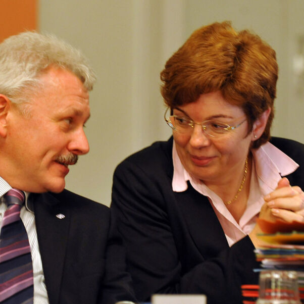 Dr. Rainer Mainusch und Dr. Kerstin Gäfgen-Track
